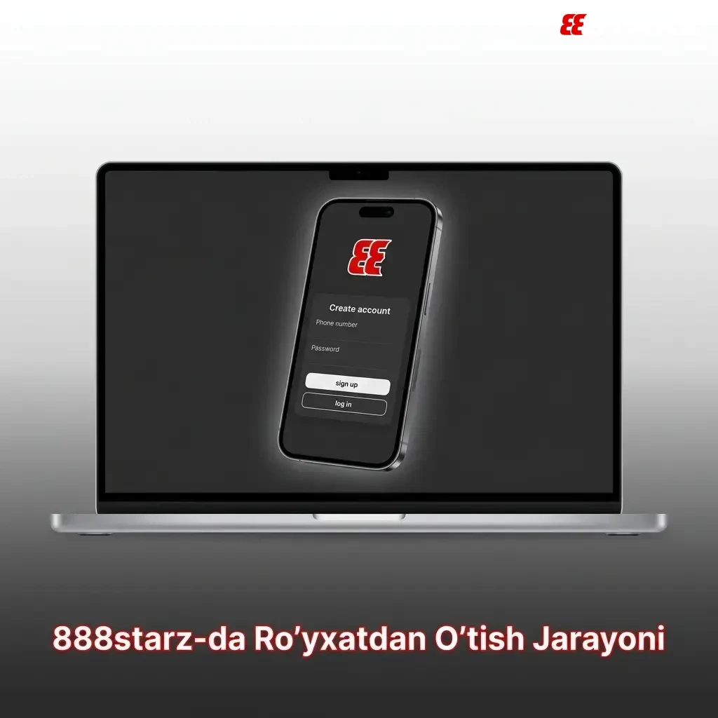 888starz saytida ro'yxatdan o'tish bosqichlari: akkaunt ochish, tasdiqlash va bonus olish jarayoni
